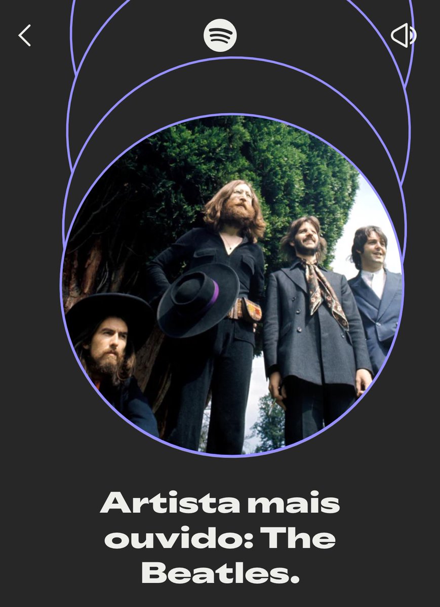 no meu spotify os beatles são invictos