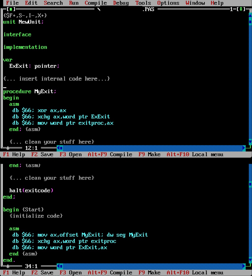 HakkuTyyppi's tweet image. Most of my 90s Friday nights were spent listening to dance shows on the radio and staring at a WYSE 14&quot; monitor, planning my next Turbo Pascal unit.
#RetroComputing #TP7 #TurboPascal #nostalgia