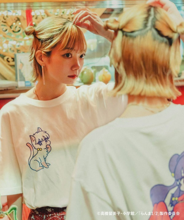 conix × Beamsコラボ　らんま1/2 Tシャツ　Lサイズ TVアニメ「らんま1/2」コラボTシャツが、ご好評につき受注販売で再登場