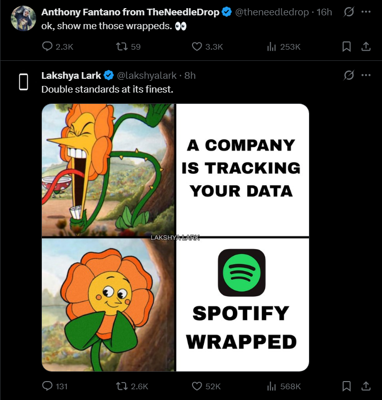 Samvedrao's tweet photo. @theneedledrop https://t.co/Lz6x8XQ9Qj