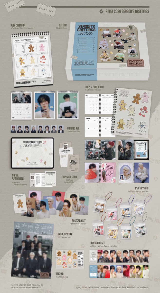 msndeal's tweet photo. ‧₊˚ เปิดหาร ˚₊‧
ATEEZ 2026 SEASON'S GREETING
(ส่งกลับเรือ)

ID PHOTO + POSTCARD + PHOTOCARD (random ver.)

꒰ เมมเบอร์ละ : 140฿ ꒱
เหลือ : ฮงจุง,ซองฮวา,ยุนโฮ,ยอซัง,มินกิ,อูยอง,จงโฮ

📦ค่าส่ง ems : 35.- (ถัดไป+5) 

สนใจ dm ได้เลยนะคะ
#ตลาดนัดATEEZ https://t.co/Scl1dqXFKQ