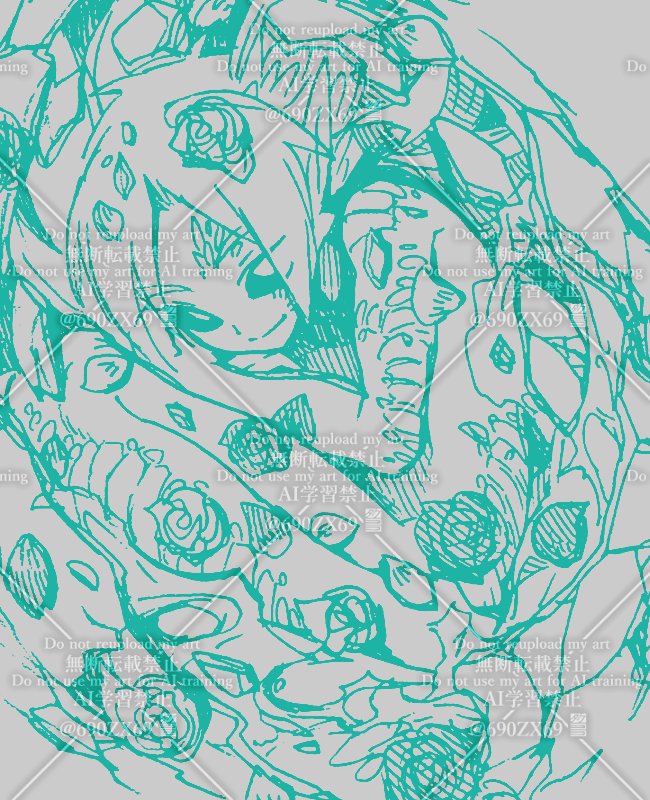 同じような絵でm(__)m 🐲🥀過去絵2