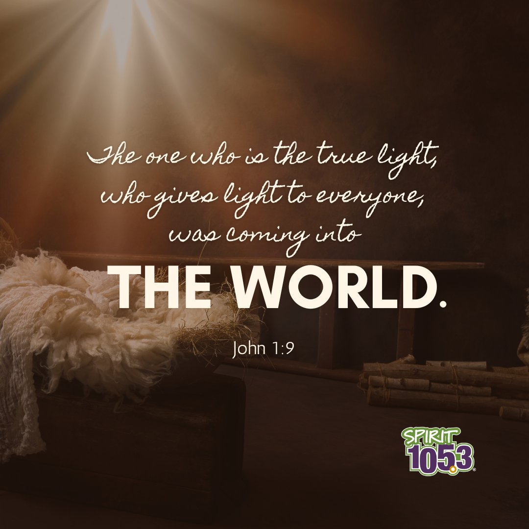John 1:9 The one who is the true light, who gives light to everyone, was coming into the world.
.
.
#verse #dailyverse #hope #bibleverse #bible