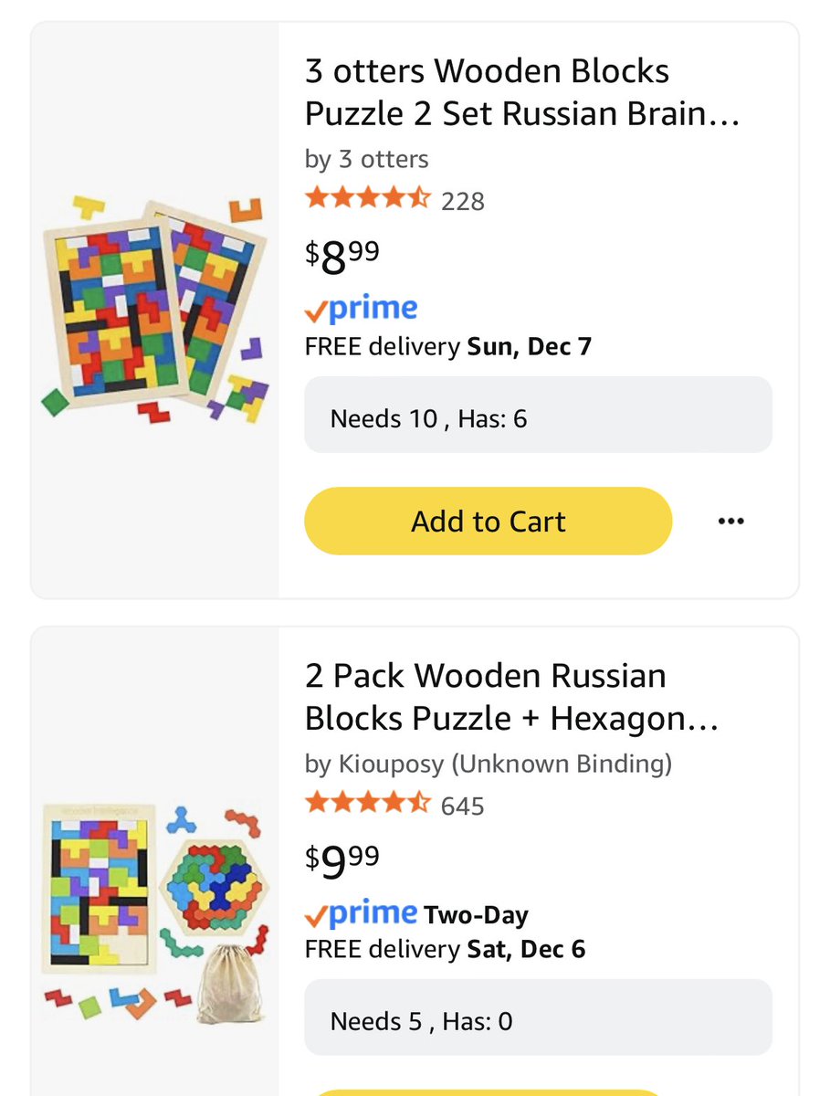 Jmuilenburg6's tweet photo. 🚨🚨🚨SALE🚨🚨 🚨
ONLY 2 weeks left to get presents for my students!
🔥70% OFF Jenga or the Russian puzzles are sets of 2 so they can be shared
PLEASE SHARE & help if you can!!
Thank you so much!
https://t.co/aYJ7TwEls5
#ClearTheLists2025 #teachersofx #SecretSanta https://t.co/XhUJ3ahMxm