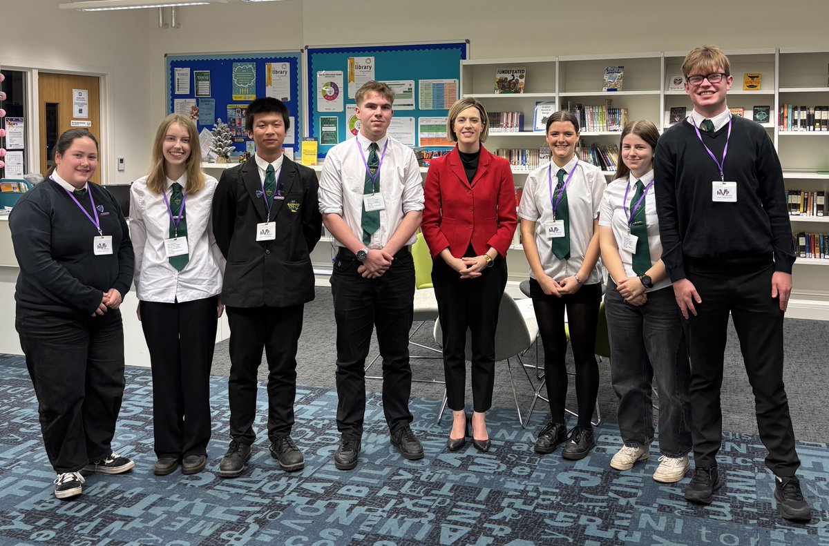 ScotGovEdu's tweet photo. Education Secretary @JennyGilruth visited @BoroughmuirHS to see the Mentors in Violence Prevention (MVP) programme in action.
It empowers young people to safely challenge gender-based violence.
@ScotGov has invested over £6 million in the Violence Prevention Framework since 2023. https://t.co/cDR75gzs07