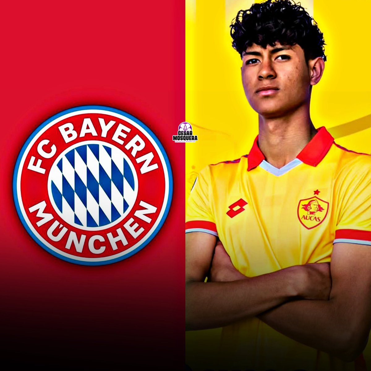 📰 - バイエルン・ミュンヘンは、エクアドルの17歳ヴィルヒリオ