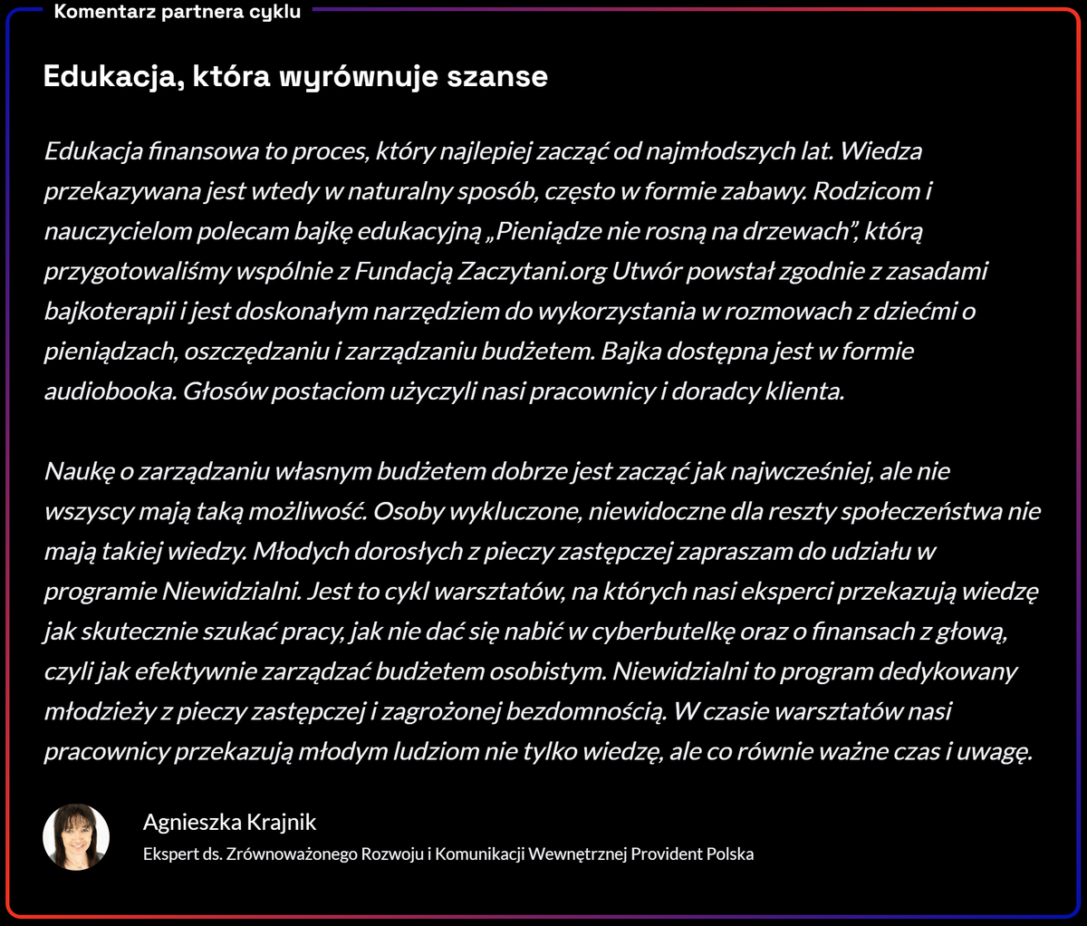 Kontynuujemy cykl artykułów o kartach płatniczych, który przygotowaliśmy we współpracy z redakcją <a href="/xyz_oficjalnie/">XYZ</a>.

👉 Piąty odcinek - o edukacji: xyz.pl/platnosci-bezg…

#edukacjafinansowa #kartyplatnicze