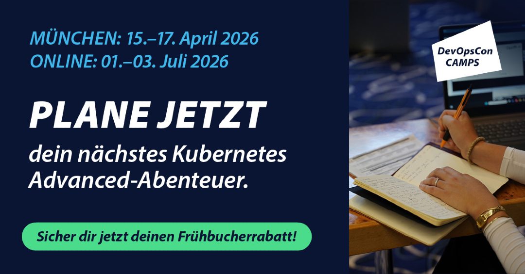 devops_con's tweet image. DevOpsCon Camp – Kubernetes Advanced 2026!
Vertiefe in 3 Tagen deine Kubernetes-Skills: Betreibe einen Cluster, setze fortgeschrittene Deployments um und nutze Harbor für Container-Management – in München oder online.
Früh buchen! ⬇️
devopscon.io/camps/kubernet…