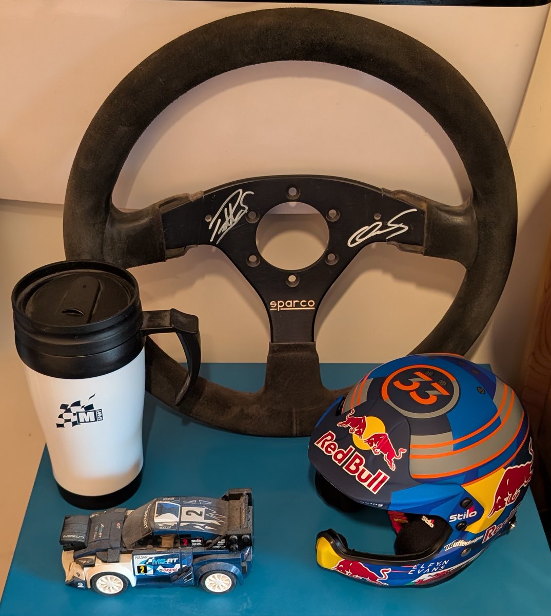 Just acquired this scaled Elfyn Evans 2024 helmet - it would be awesome to get it signed at some point 🤞🏴󠁧󠁢󠁷󠁬󠁳󠁿 <a href="/ElfynEvans/">Elfyn Evans</a> <a href="/OfficialWRC/">FIA World Rally Championship</a> #ElfynEvans #WRC #Wales #rally <a href="/redbull/">Red Bull</a> <a href="/RedBullUK/">Red Bull UK</a> <a href="/redbullmotors/">Red Bull Motorsports</a> #Stilo <a href="/Petter_Solberg/">Petter Solberg</a> <a href="/OliverSolberg01/">Oliver Solberg 🍩</a>