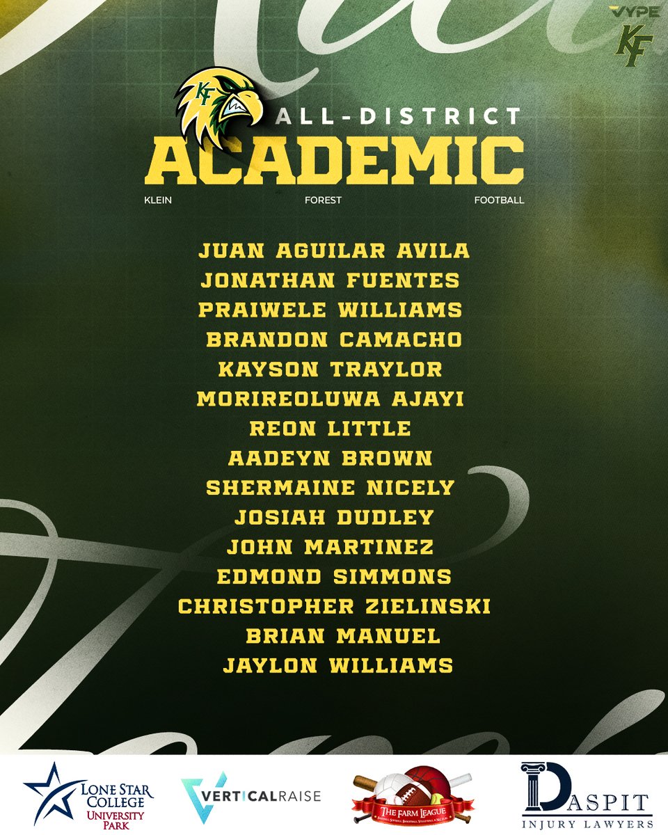 KLEIN FOREST FOOTBALL tweet media