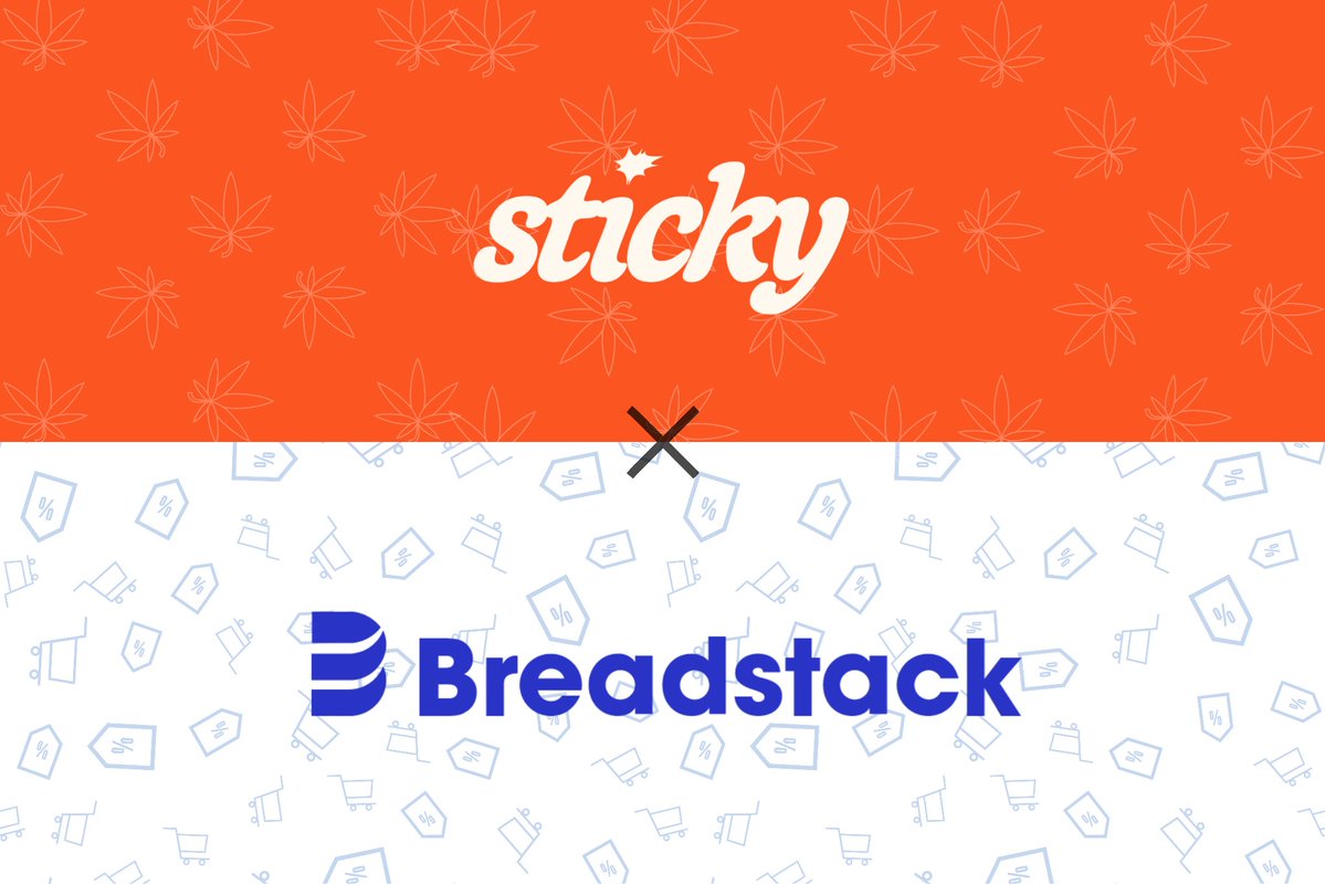 Breadstacktech's tweet image. We’re excited to expand our integration with Sticky Cards, creating a fully connected eCommerce + loyalty + engagement engine for cannabis retailers.

Breadstack is officially the first eCommerce partner to launch full abandoned-cart and eCommerce event triggers with Sticky…