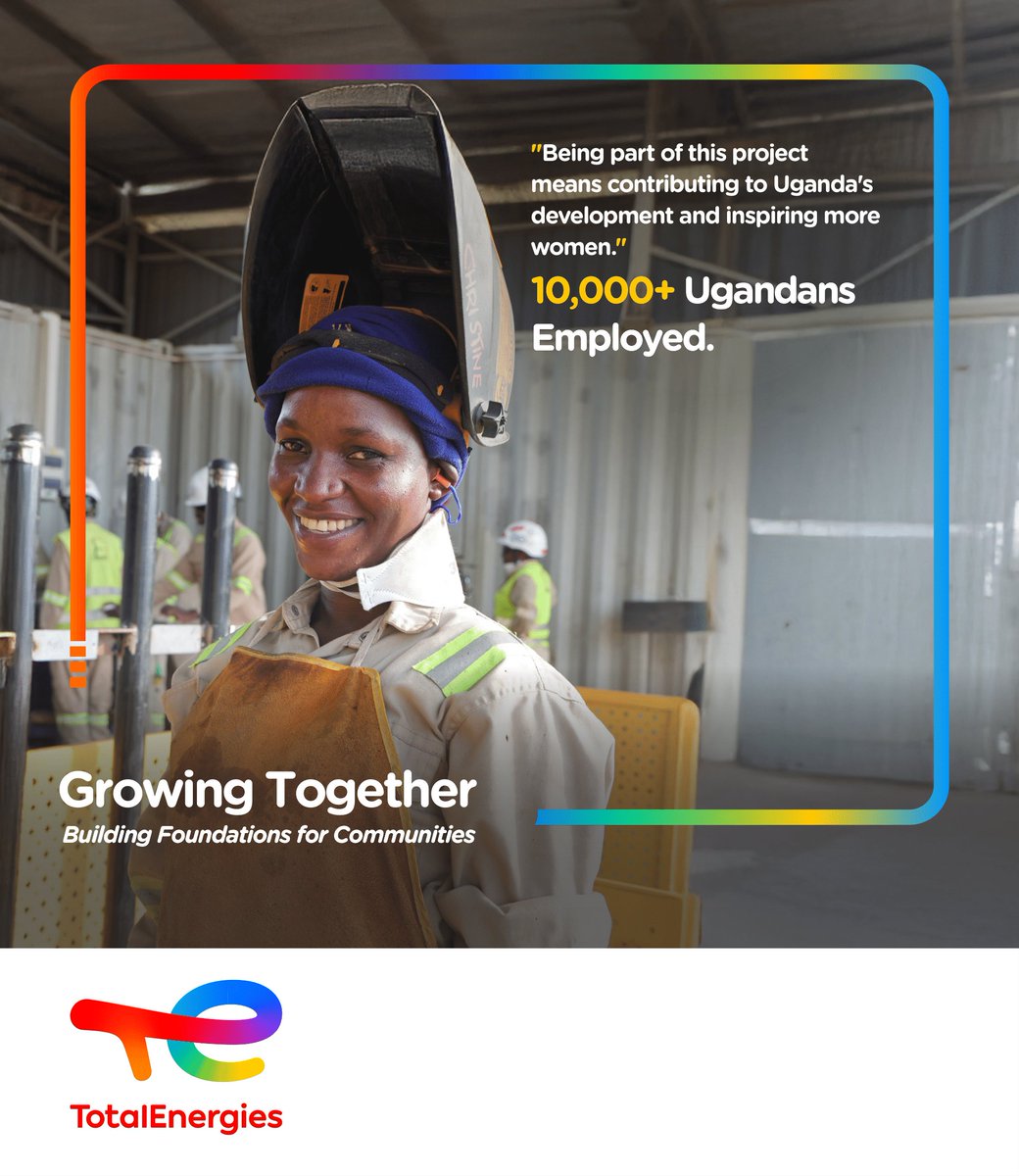 Christine Karungi is part of the remarkable team of Ugandan welders behind the progress at the #TilengaProject. Her journey shows how access to training opportunities can open doors, empower individuals, and strengthen entire communities.

#CreatingSharedValue #GrowingTogether
