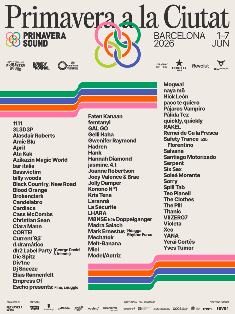 Nos hace una ilusión tremenda contaros que este año formamos parte del Primavera a la Ciutat 💕