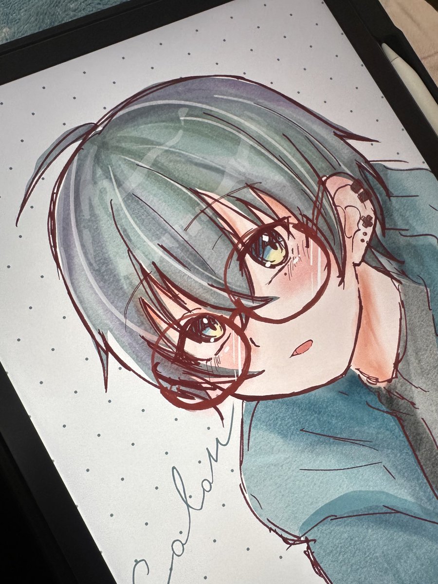 colo56_1664's tweet photo. iPadはやっぱり描きやすい。 https://t.co/v7vH4m0IxT