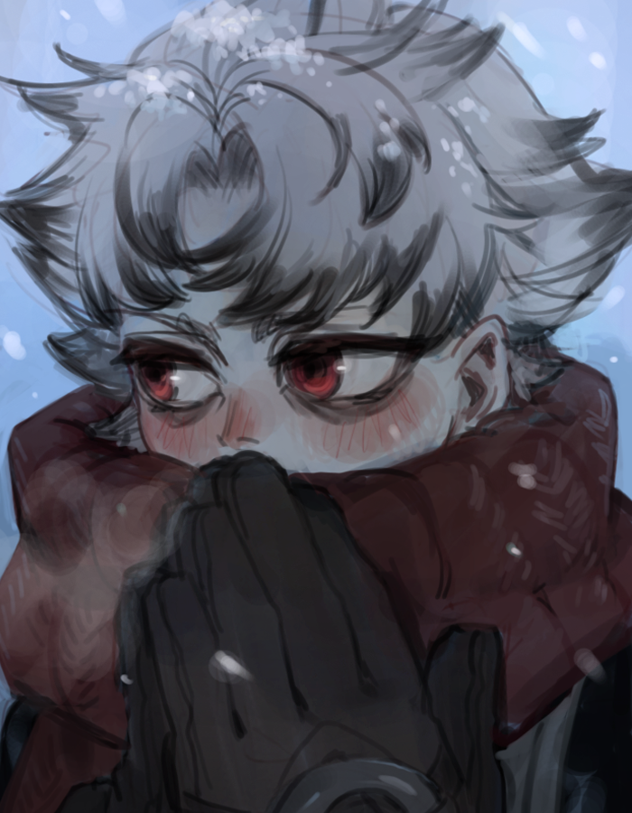 MiruiNeko's tweet photo. Cozy winter sketch fanart of Rudo from Gachiakuta. 
Thank you @KEI_URANA for such an amazing manga and for the huge inspiration you give me! ❤️ https://t.co/0c693pPoWT