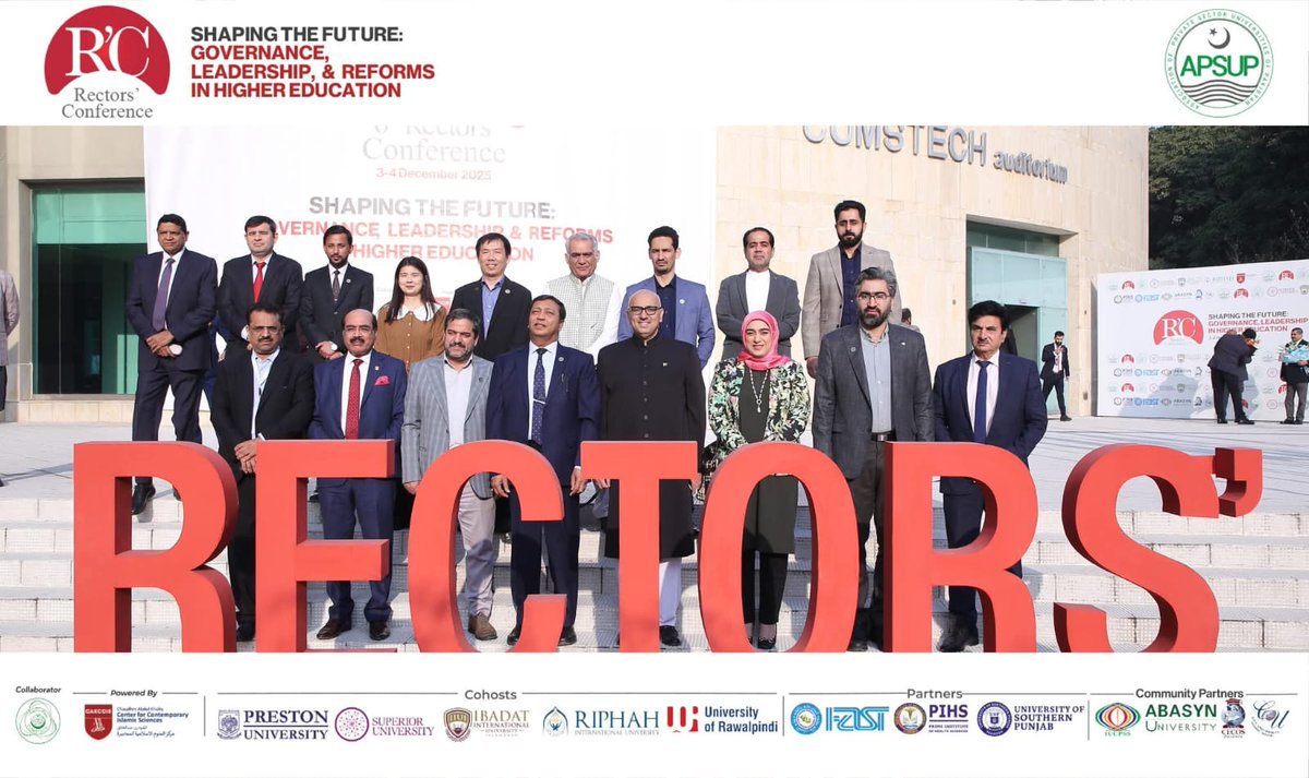 OIC_COMSTECH's tweet image. CG COMSTECH, emphasized integrity-based leadership, transparent governance, and stronger OIC-wide collaboration at the 6th Rectors’ Conference.
He reaffirmed COMSTECH’s full support for advancing research, innovation, and youth-driven transformation in higher education.