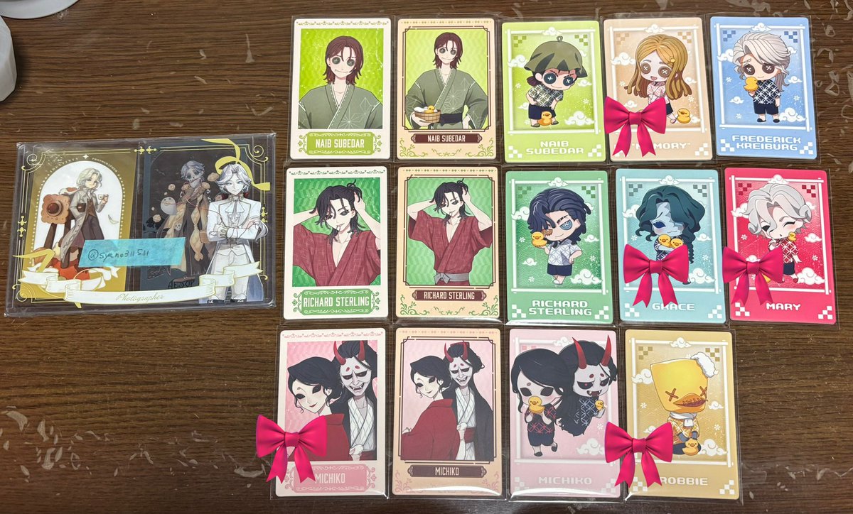 交換/譲渡】第五人格 Identity V 極楽湯 缶バ トレカ 譲→血の女王