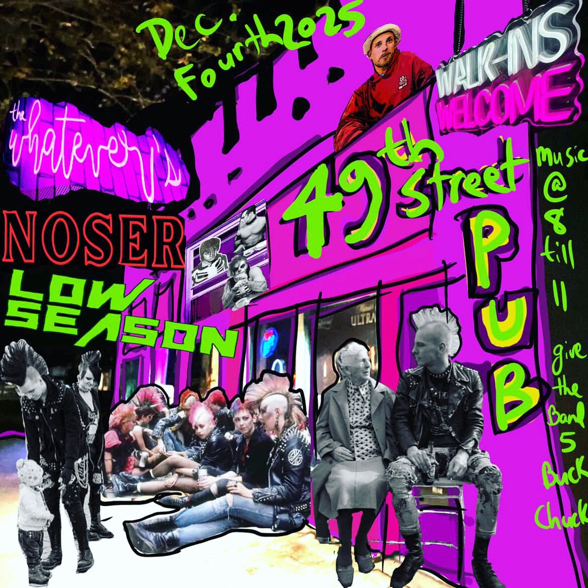 Tonight at the 49th st pub! We go on at 8:00! facebook.com/share/1BY1VQmh…