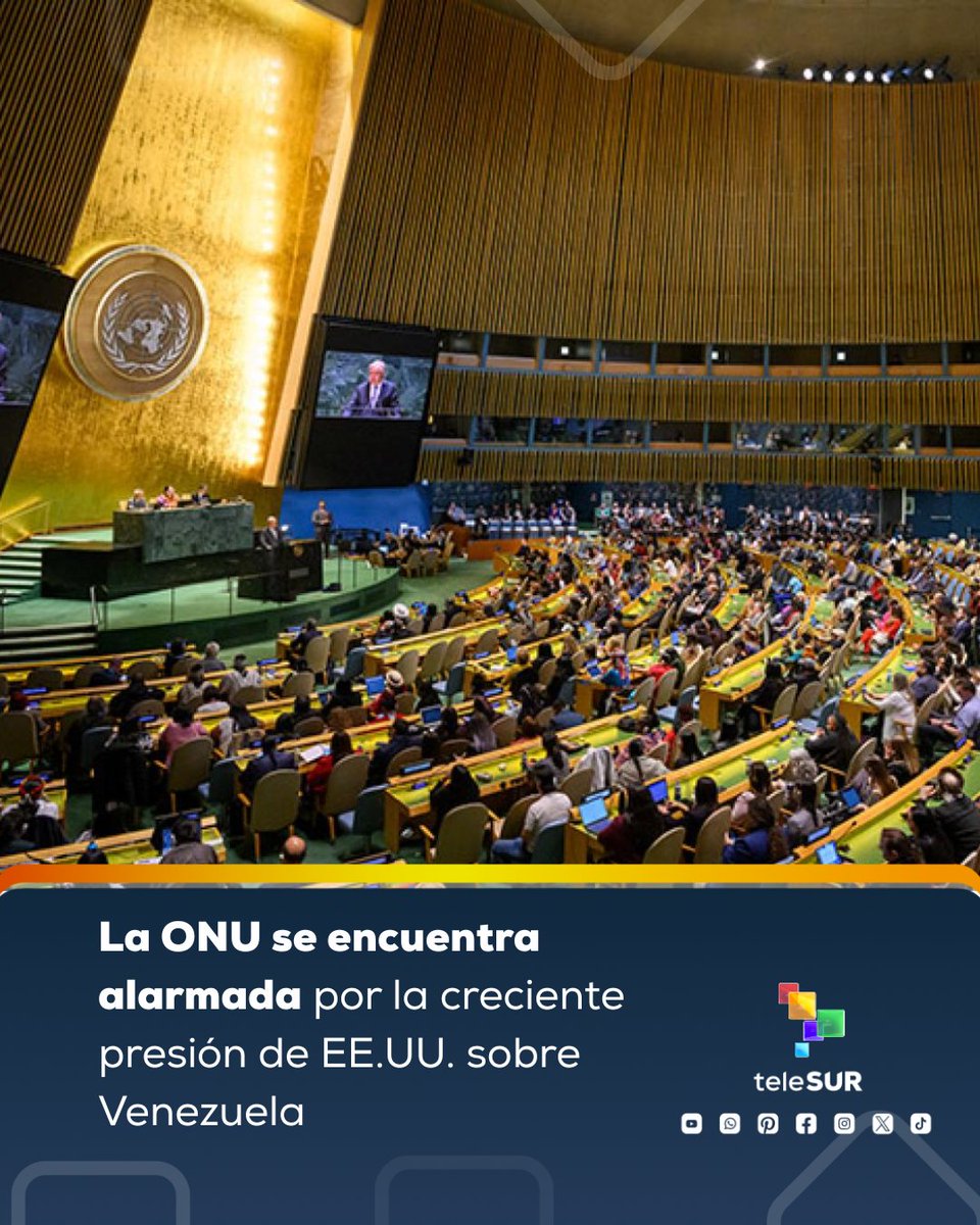 📌 Expertos de la ONU expresan profunda preocupación por la creciente presión de Estados Unidos sobre Venezuela.

🔴 Las recientes declaraciones del presidente de EE.UU. sobre el "cierre" del espacio aéreo venezolano son una violación flagrante del derecho internacional,