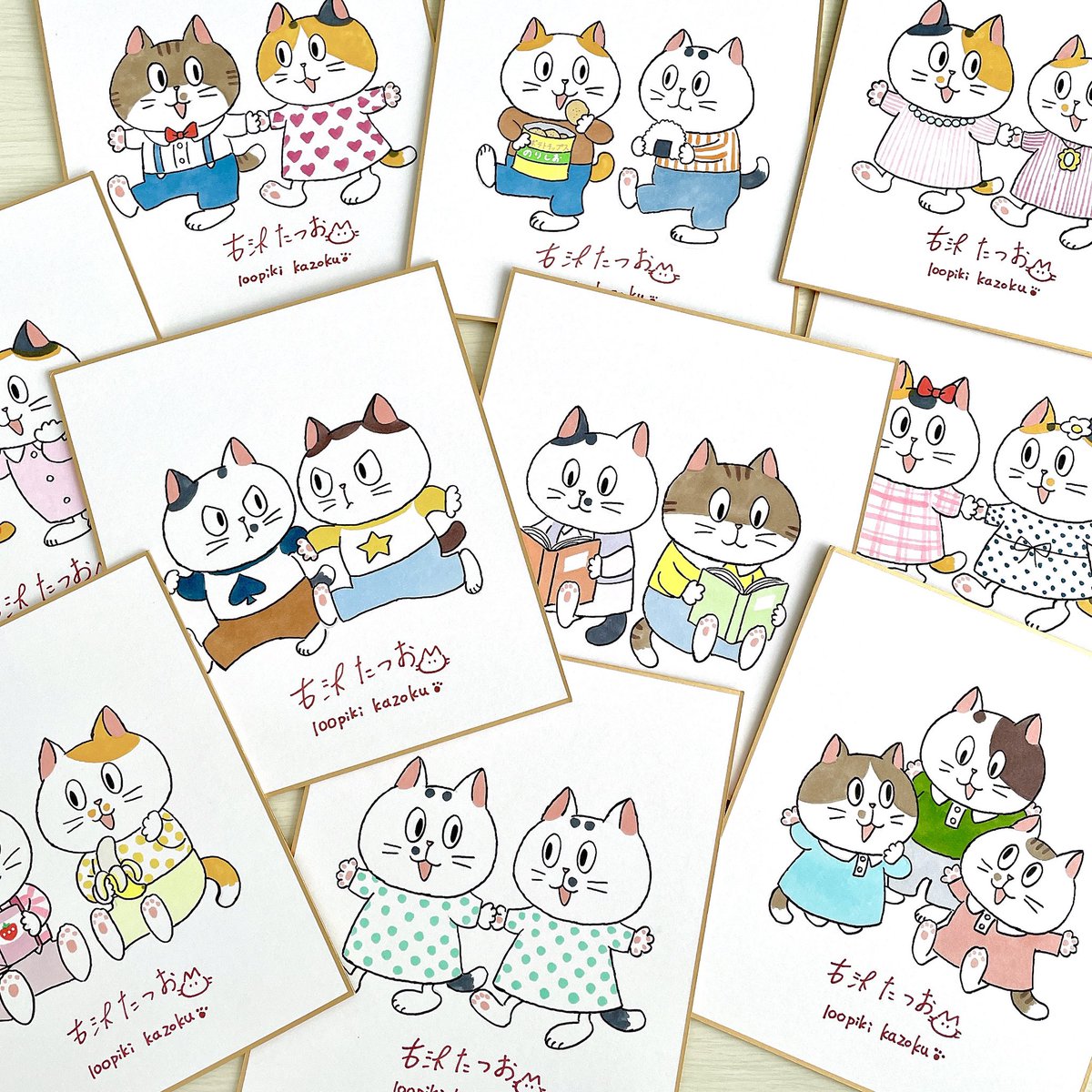 ハコニワリリィ コガネゾラ 早期予約キャンペーン 手形直筆サイン色紙