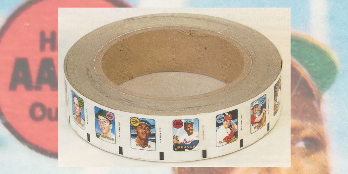 1969 Topps Decals are surprisingly cheap. A forgotten 2001 Mastro auction of massive factory rolls might explain why. 

Read the story: postwarcards.com/a-2001-mastro-…