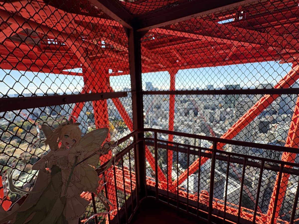 いろはちゃん #holoXタワー侵略計画 コラボの東京タワー行ってきたよ