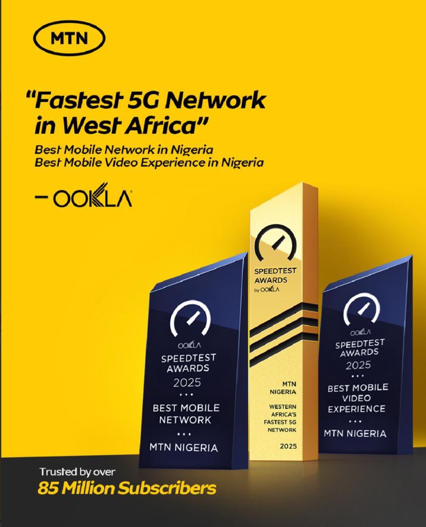 The proof is in the performance. MTN's commitment to quality is validated by two major OOKLA awards based on extensive real-world testing. We consistently deliver top network speed, proving that a world-class experience is possible, regardless of economic challenges.