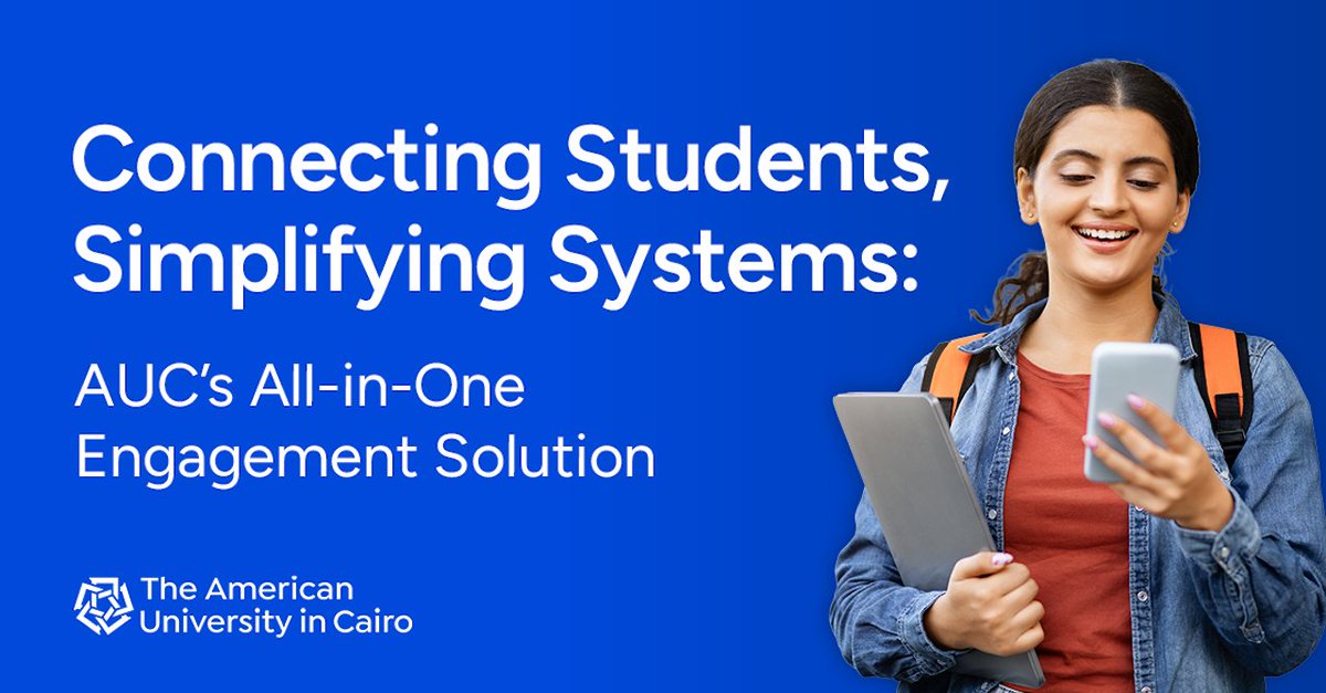 CampusGroups has transformed how The American University in Cairo (AUC) students engage and connect.

Learn how AUC built a connected campus experience with Ready Education.

Read the full story 👇  
hubs.la/Q03WQ35J0

#StudentSuccess #StudentEngagement #EdTech