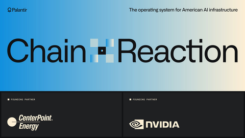 🔵MARKETEVANS: Palantir lancia "Chain Reaction", il sistema operativo per l'infrastruttura AI americana