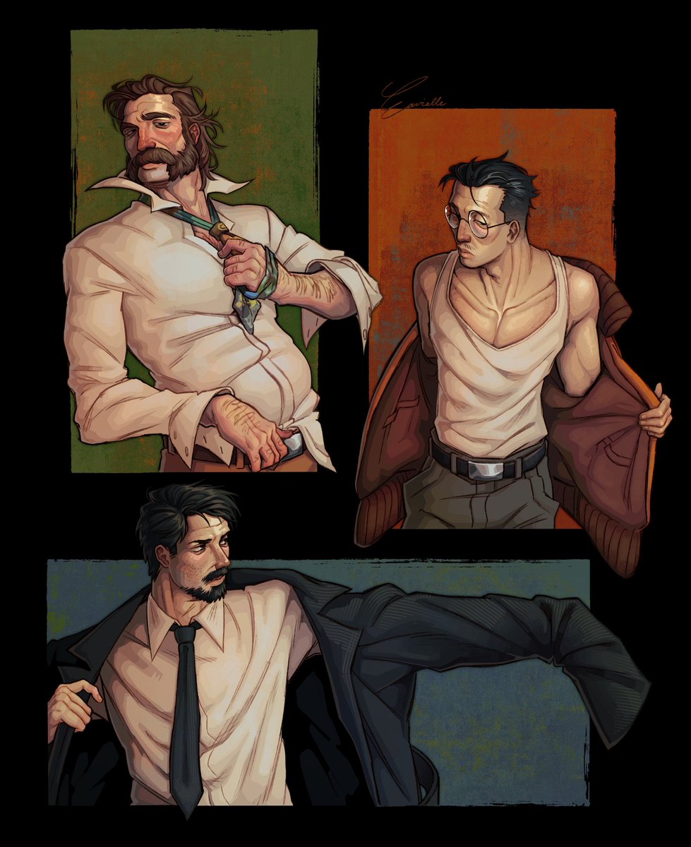 I think these middle aged men are neat #discoelysium