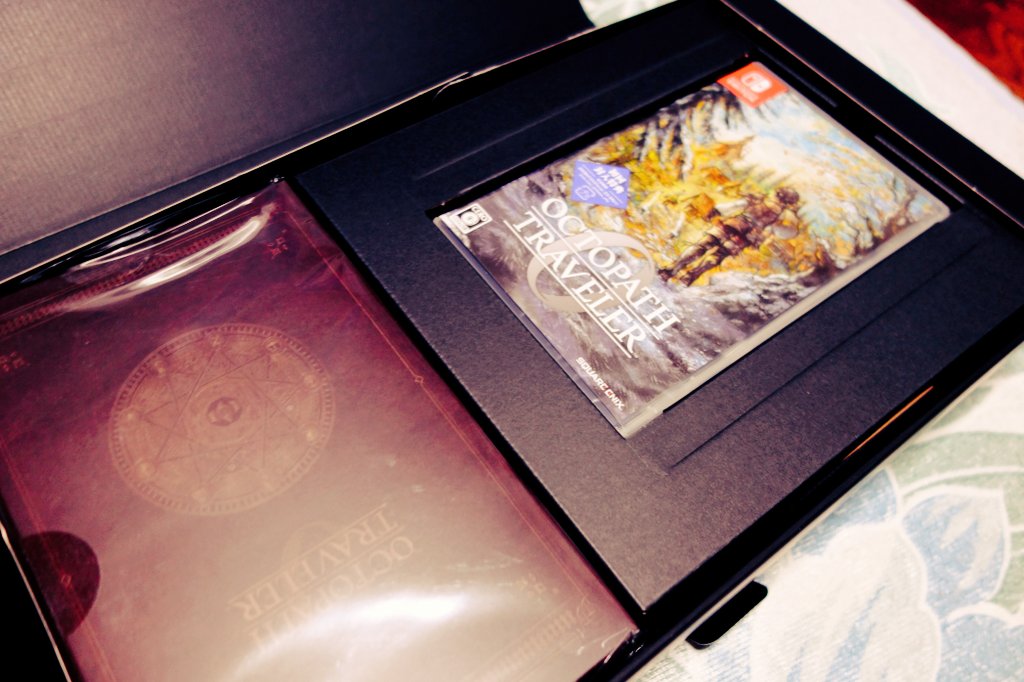 e-ストア限定版のオクトパストラベラー0届きました！ 聖火神の指輪と