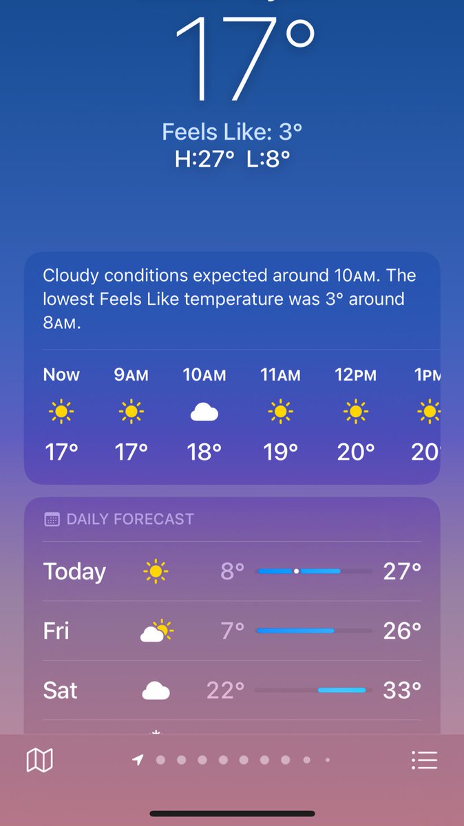 Good morning 17°☕️