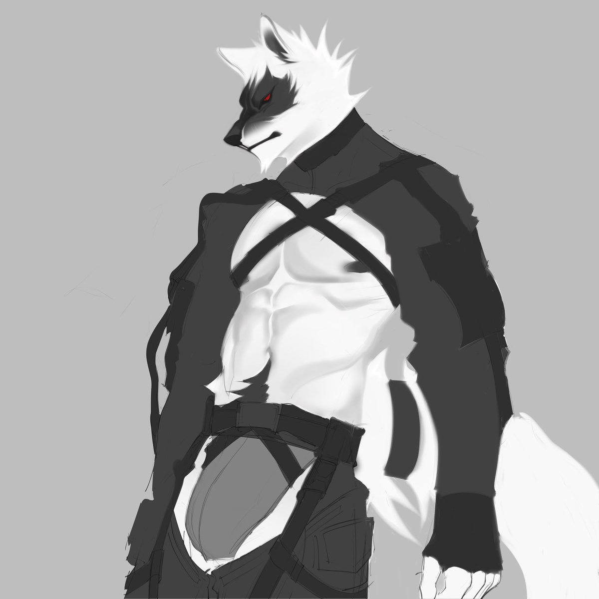 tried designing an outift for him lol