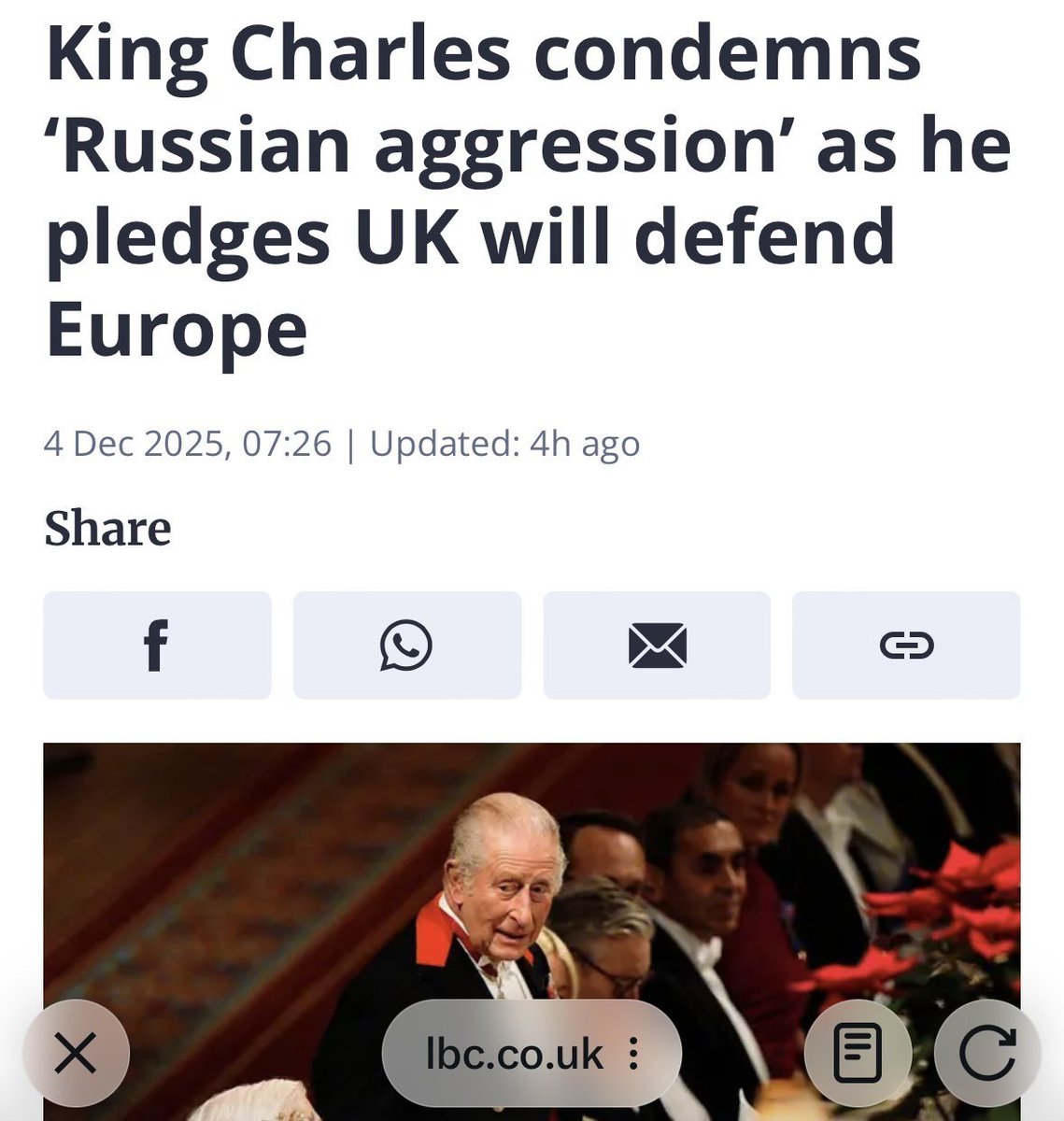 BasilTheGreat's tweet image. Nobody will fight for this King or this Country