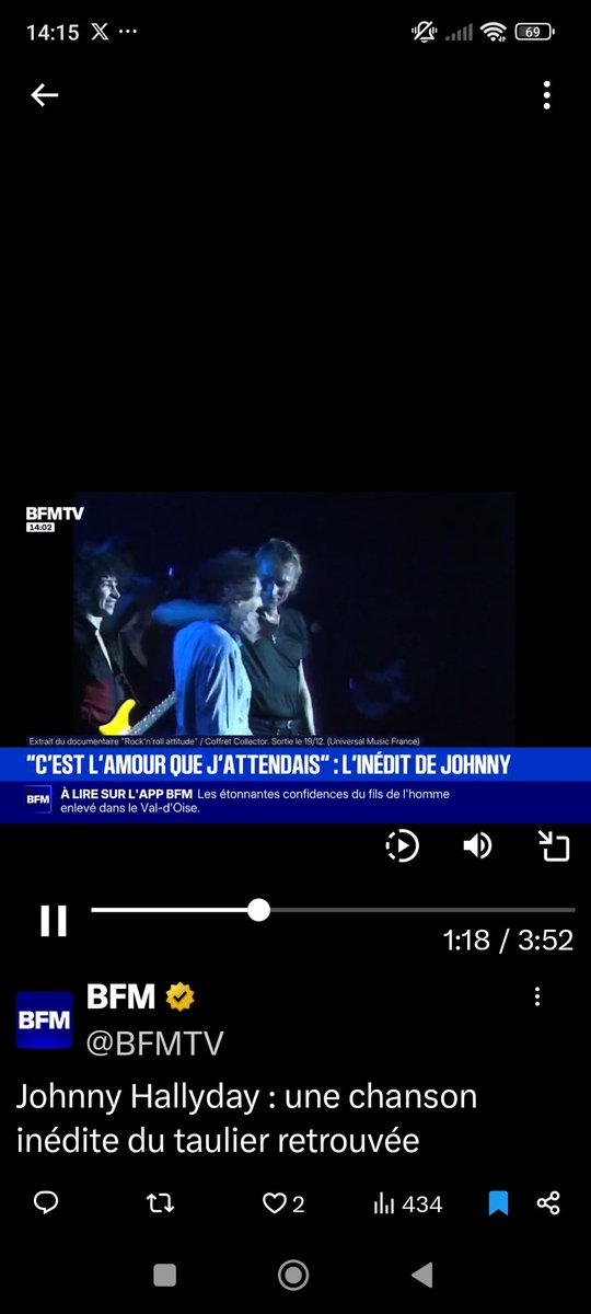 Marcel81048792's tweet photo. https://t.co/QxiSjFTEBJ
🎙️ " C'est l'amour que j'attendais " un inédit de Johnny Hallyday. https://t.co/yCUfjxZJrK
