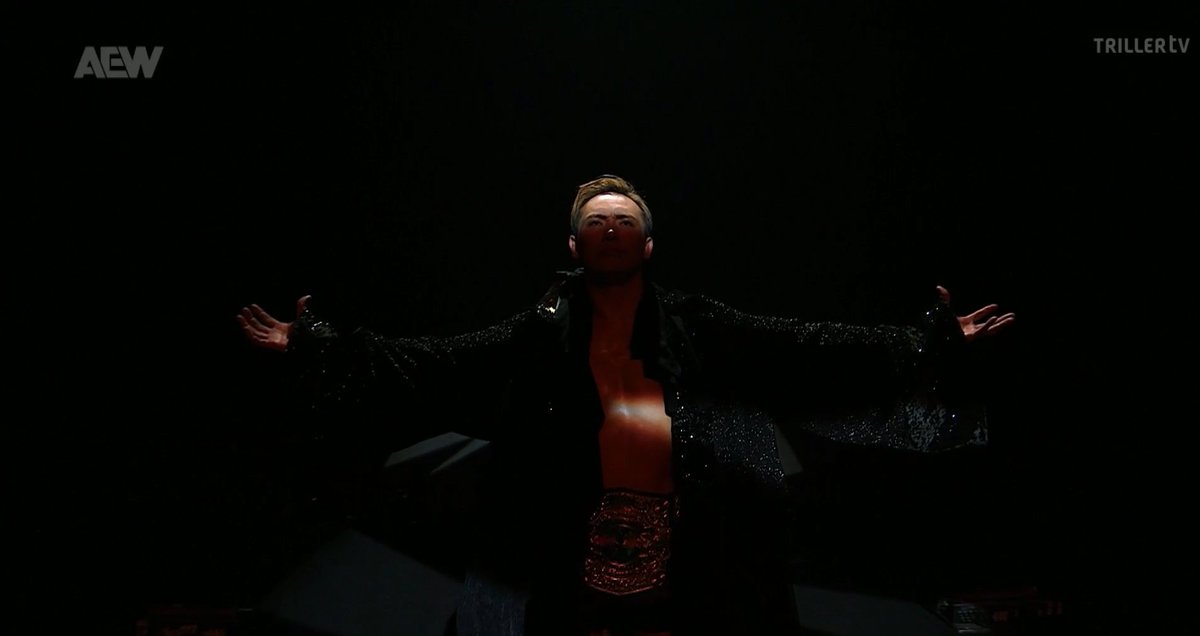 RingRustReviews's tweet image. For anyone still sleeping on Okada's theme, C.U.R.I.O.U.S.I.T.Y. by DeeVee is an absolute banger!