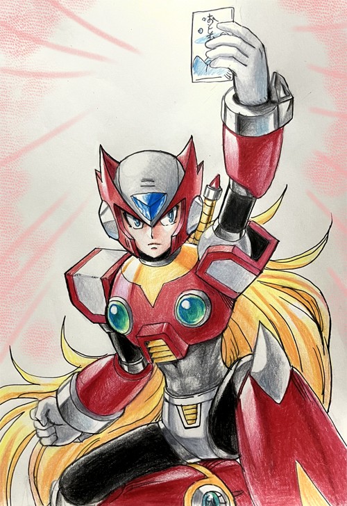 hijiriiyaa's tweet image. #落書き #fanart #アナログイラスト #色鉛筆イラスト #ガラスペン #krita 
廃ホテルの中でおとし玉のポチ袋を見つけてテンション爆上げ（しかし中は空だった）
という意味のわからない絵