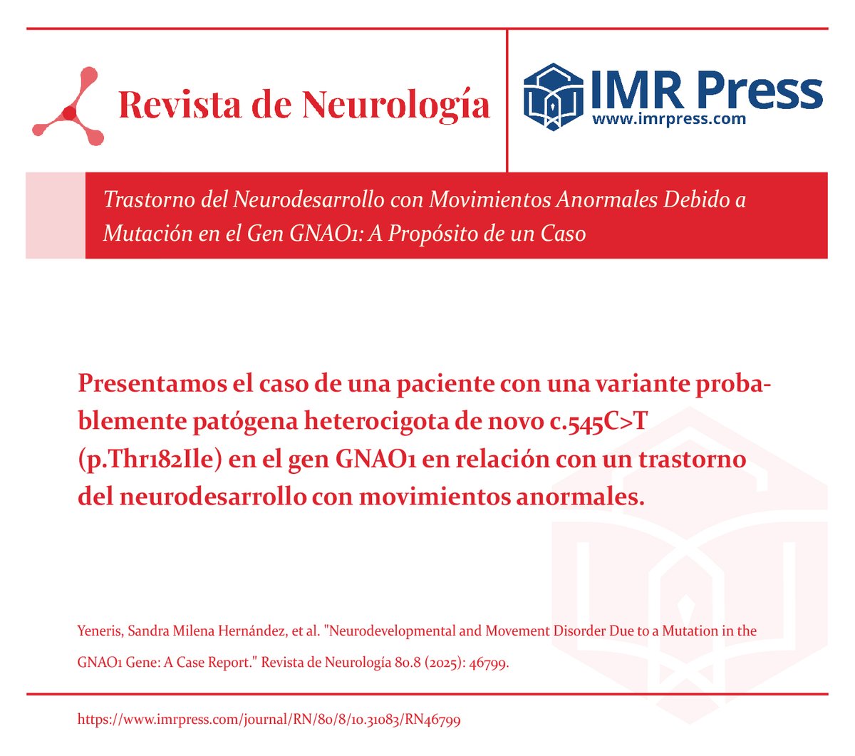 Revista de Neurología tweet media