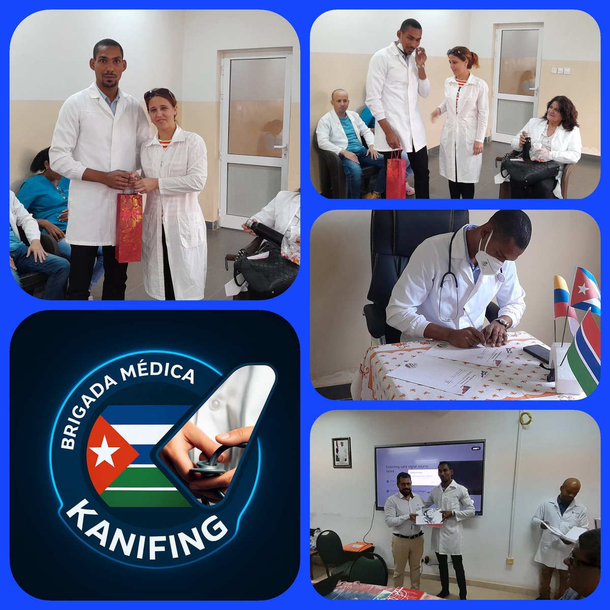 drfernandomatos's tweet photo. La BMC Kanifing  le desea feliz cumpleaños al Dr.Alisney Lázaro Morales especialista en M.G.I .¡Muchas felicidades y bendiciones! https://t.co/MkQ2rttR8b