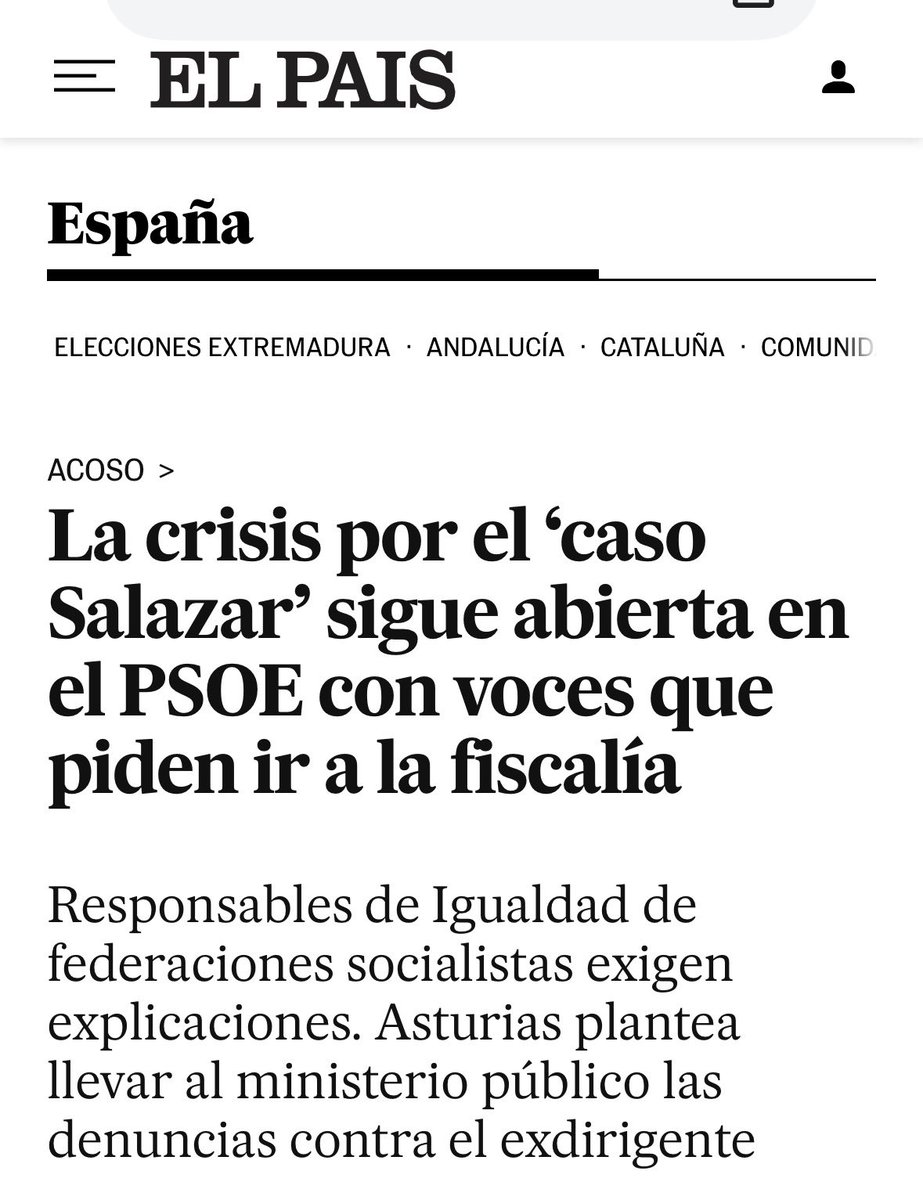 Sánchez declara que el PSOE es otro gran desconocido para él.