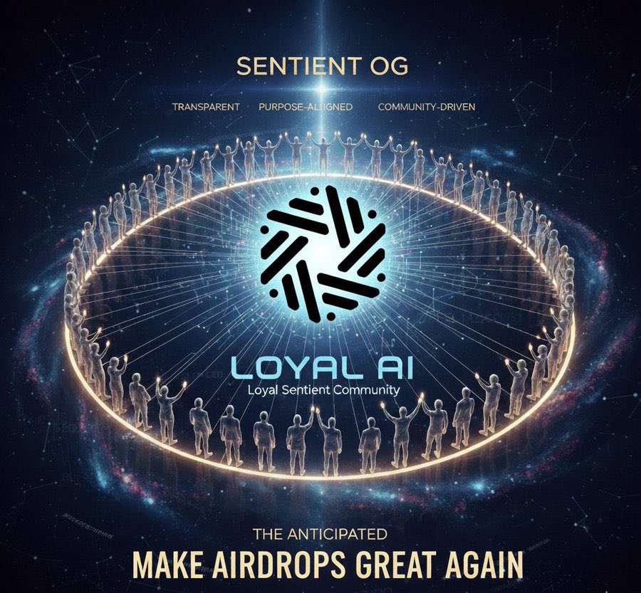Loyal AI Loyal Sentient Community  

In Sentient’s vision, Loyal AI represents an AI philosophy that is faithful to the user transparent, purpose-aligned, and community-driven. Just as this loyalty forms a foundational layer in the technology itself, the Sentient OG community