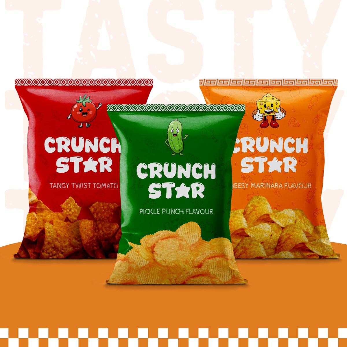 digifloat's tweet photo. Which flavor would you grab first? 😋

#packaging #chips #potatochips #DesignInspiration https://t.co/ZYSudIcdzW