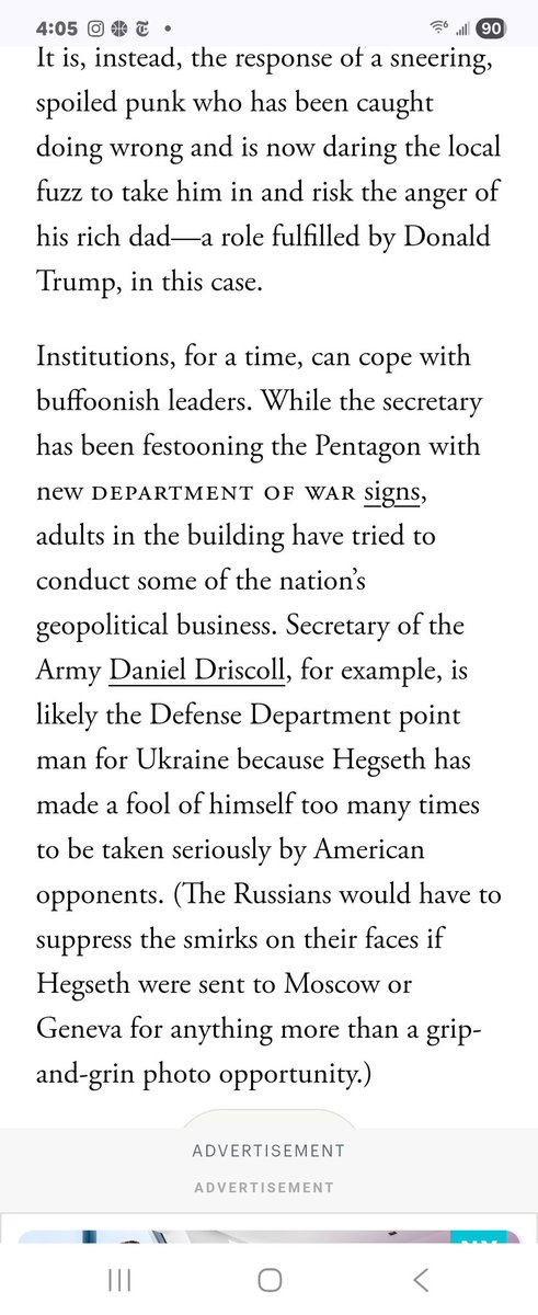 waynerdavies's tweet image. Great article about how inept Hegseth is.