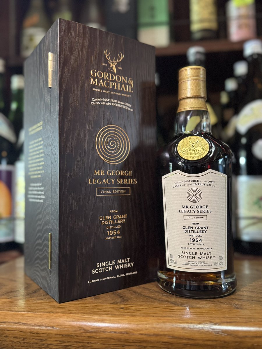MR GEORGE LEGACY SERIES — GLEN GRANT 1954」70年熟成／世界限定130本