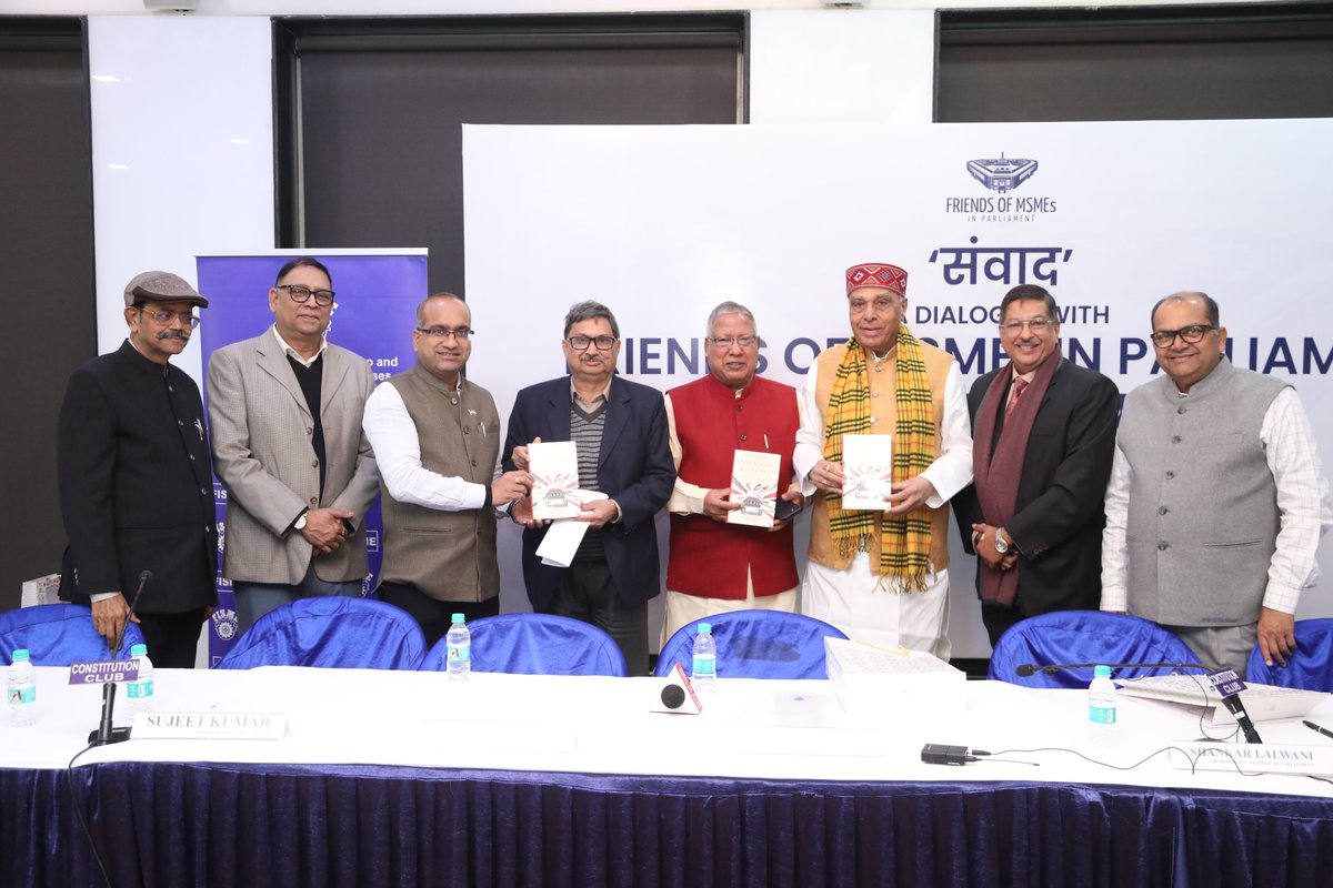 10th SAMWAD of ‘Friends of MSMEs in Parliament’ convened to discuss on Labour Codes, Union Budget &amp; Next Generation Reforms. Chaired by <a href="/iShankarLalwani/">Shankar Lalwani - #IndoreAhead</a> MP-Indore with Convenor <a href="/RAgrawal_offcl/">Rajendra Agrawal</a> ex MP Meerut <a href="/FISME/">FISME</a> #MSME #India

<a href="/jagdambikapalmp/">Jagdambika Pal</a> <a href="/mpjugalkishore/">Jugal Kishore Sharma (मोदी का परिवार)</a> <a href="/ChandanChauhanS/">Chandan Chauhan</a>