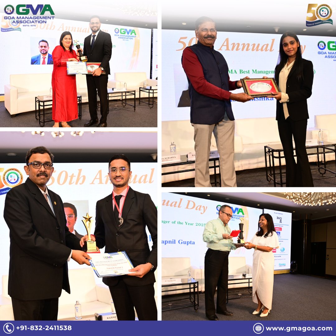 GMA_GOA's tweet photo. Celebrating 50 remarkable years of leadership, learning, and legacy. A golden milestone that honours the visionaries, mentors, and changemakers who built the foundation of management excellence in Goa.
π For details: +91-832-2411538
#GoaManagementAssociation #50YearsOfExcellence https://t.co/D7oc3as6vi