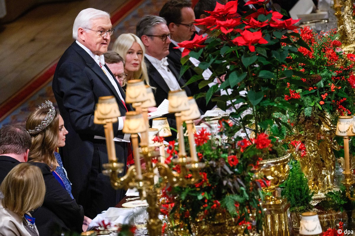 GermanEmbassy's tweet image. German President Steinmeier&apos;s speech at last night&apos;s state banquet at Windsor Castle: bundespraesident.de/SharedDocs/Dow…