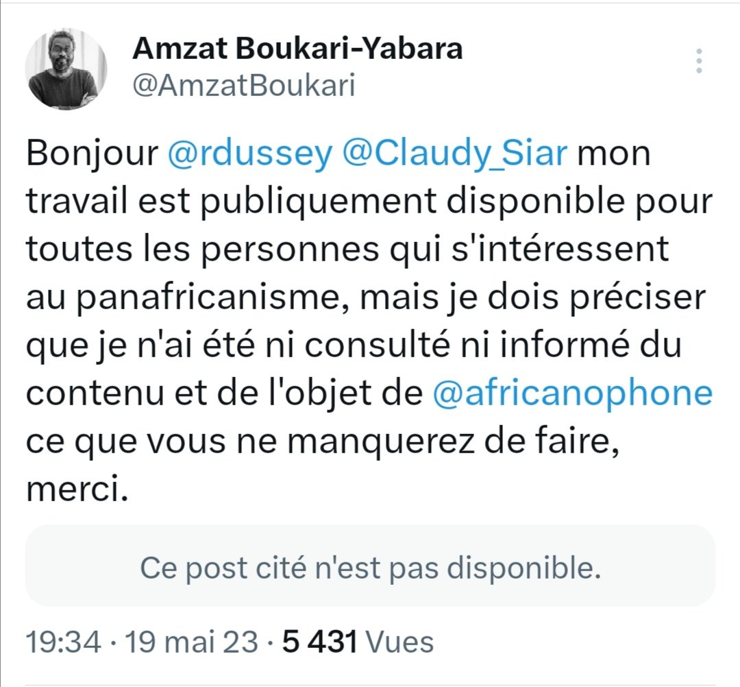 AmzatBoukari's tweet photo. Le 9e congrès panafricain de Lomé est truffé de révisionnisme  historique, d'usurpations idéologiques et de manquements  éthiques. Une OPA que je déplorais et refusais déjà il y a 30 mois. Le problème pour moi n'est même pas ceux qui y vont mais ce que font ceux qui n'y vont pas. https://t.co/RGxcyPMhFq
