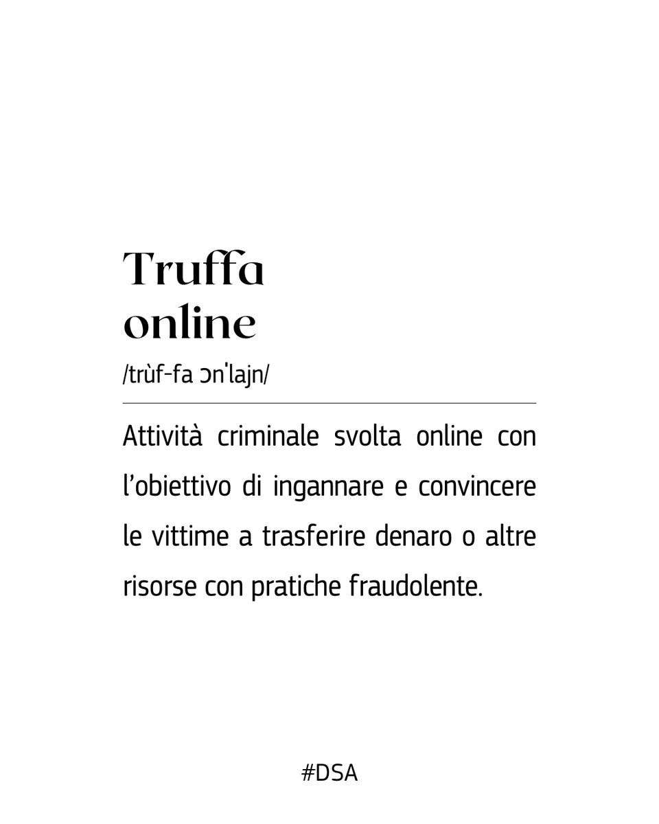 AGCOMunica's tweet photo. Hai notato qualcosa di strano online?
🛍️ Truffe sui marketplace
👜 Prodotti contraffatti
🏠 Annunci d'affitto falsi
Grazie al Digital Services Act (#DSA), puoi segnalare contenuti illegali online, truffe e prodotti falsi o pericolosi.
Scopri come ↓ https://t.co/xyJ6rsxU0S