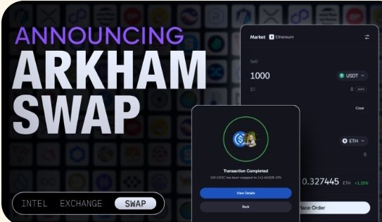 SergeoWitcher4's tweet photo. You can now swap any token on Ethereum, Base, BNB Chain, Polygon, Arbitrum &amp; Optimism directly on Arkham. Available to ALL Arkham users.

We built swap to allow users to research with Arkham Intel - then trade, using either the Arkham CEX, https://t.co/xXVnM4SA0y
